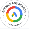 Google Search Ads Certification Badge - Identity Pixel