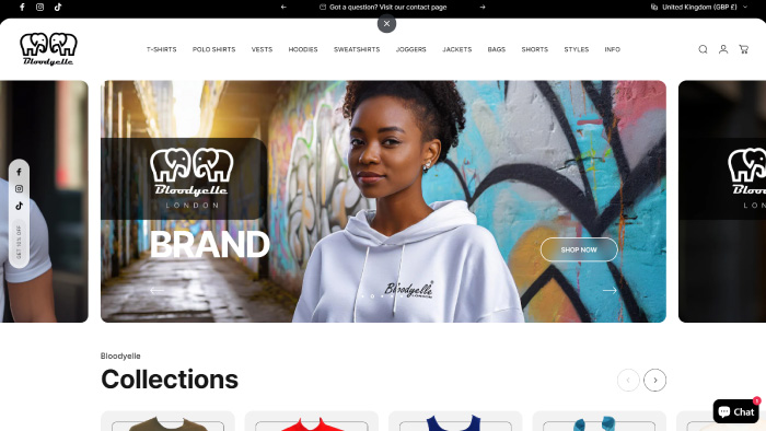 Bloody Elle Website Design - Creative & Engaging Web Development