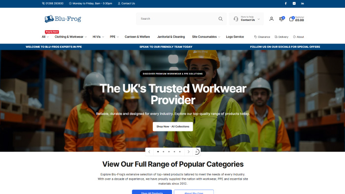 Shopping e-commerce shopify Web Design Essex