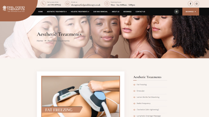 Feel Good Therapys Website Design - Health & Wellness Web Development