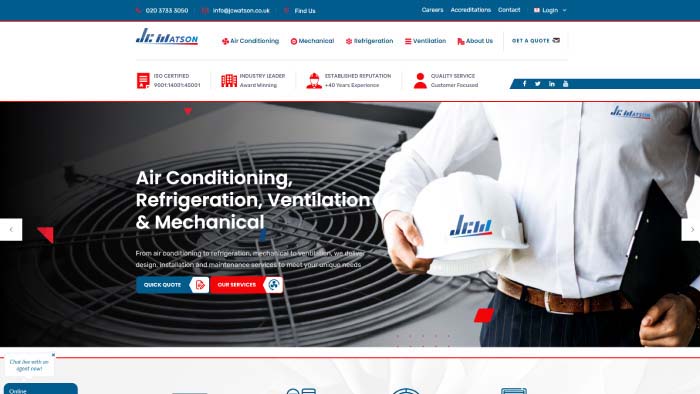 Jcwatson web design preview
