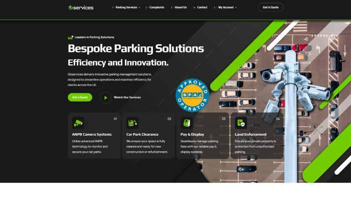 OB Services Website Design - Business & Professional Service Website